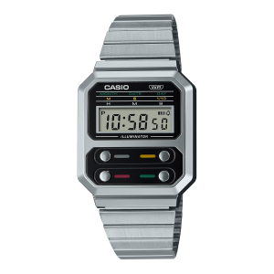 A100WE-1AVT | Vintage Stainless Steel Silver Watch