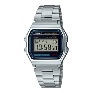 A158WA-1 | Casio Vintage Watch in Silver Metal | Casio