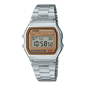 A158WEA-9 | Vintage Silver and Gold Metal Watch