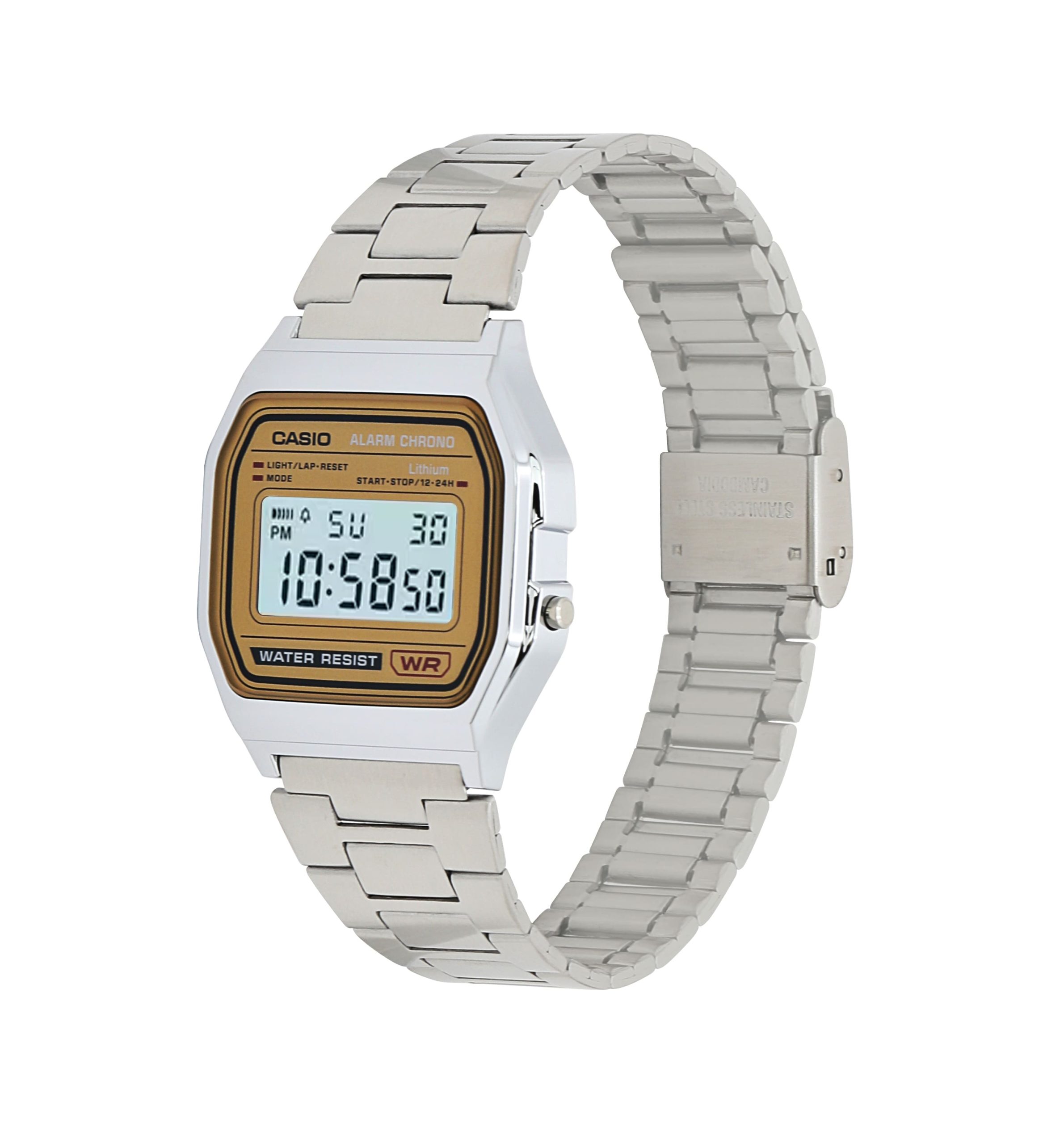 A158WEA-9 | Vintage Silver and Gold Metal Watch - Image 4