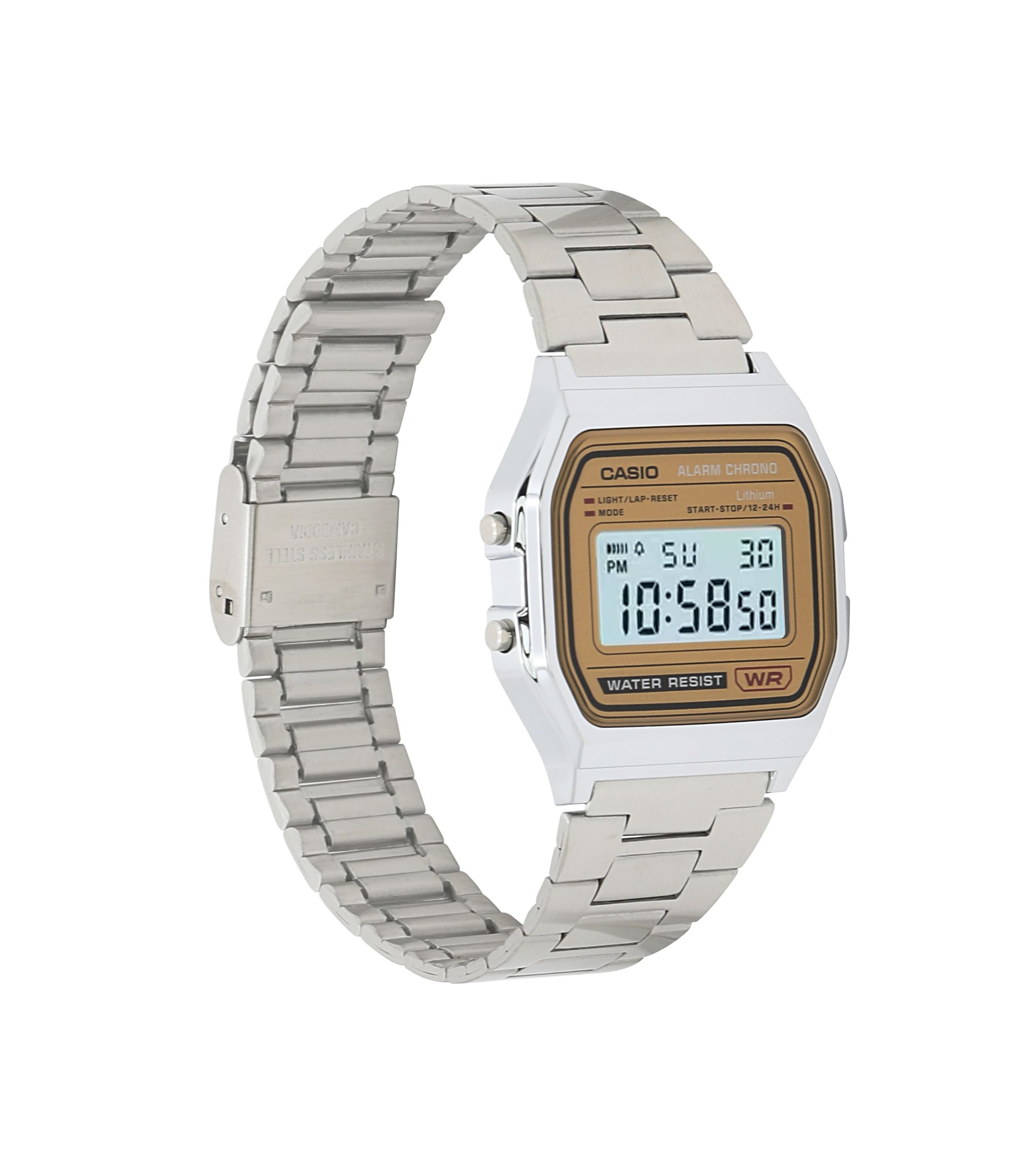 A158WEA-9 | Vintage Silver and Gold Metal Watch - Image 2
