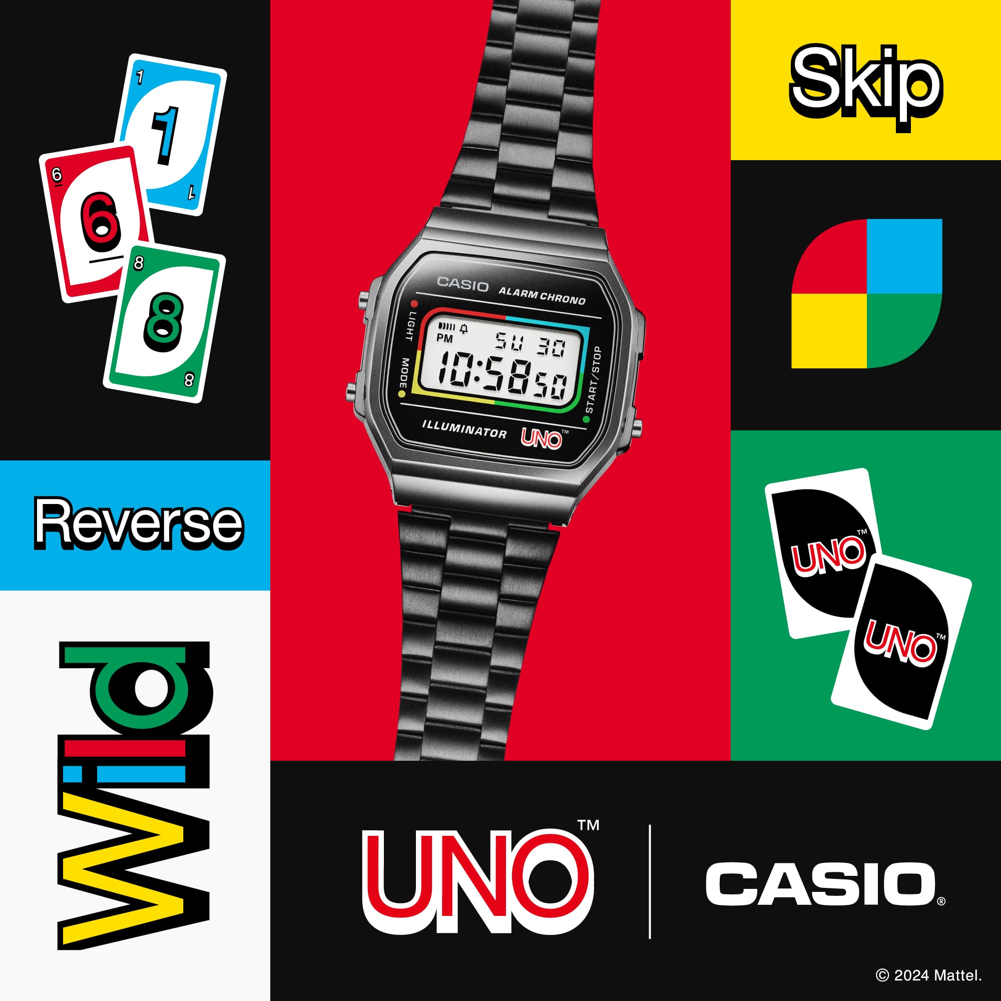 A168WEUC-1A VINTAGE Black - Image 3