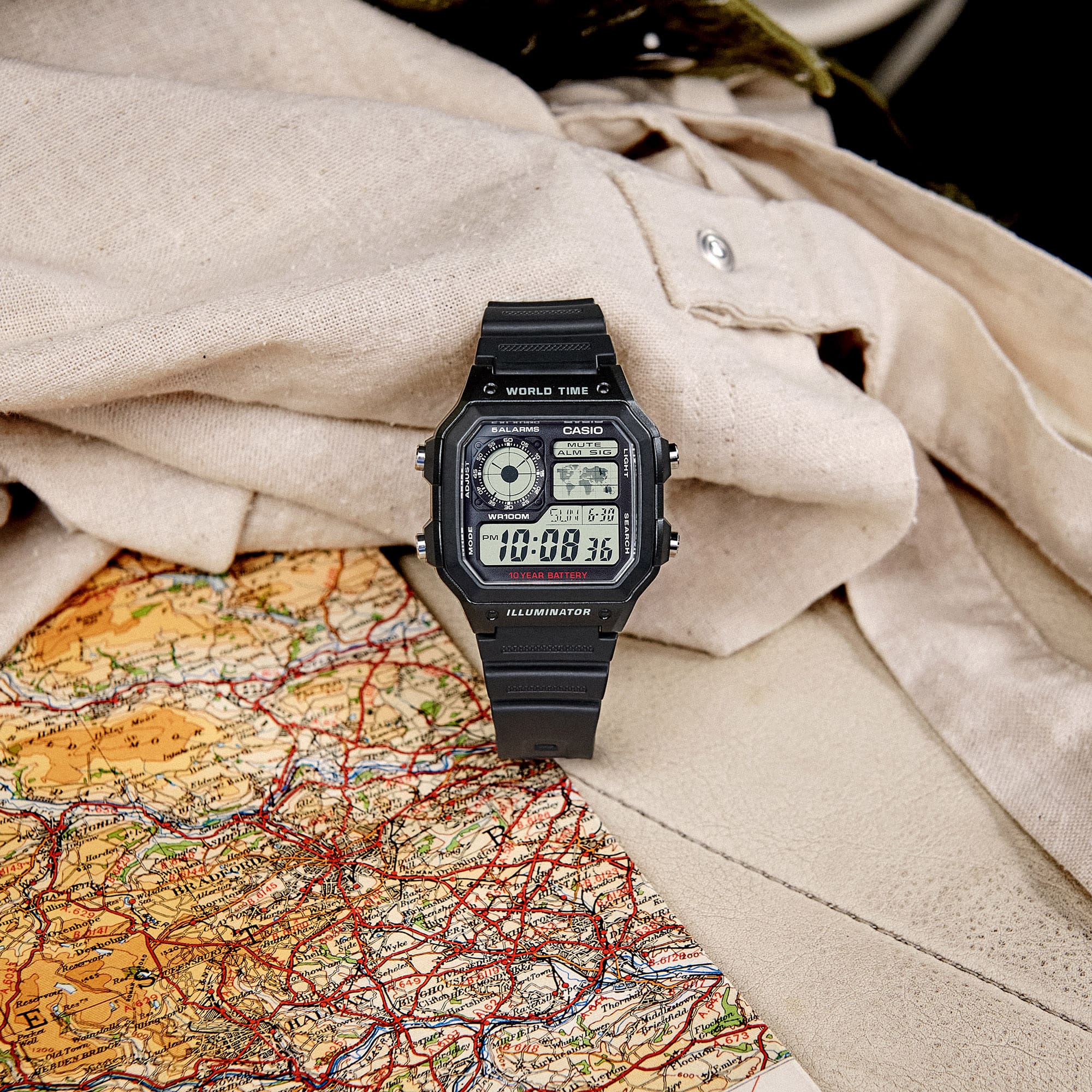 AE1200WH-1A | World Time Watch | Casio - Image 2