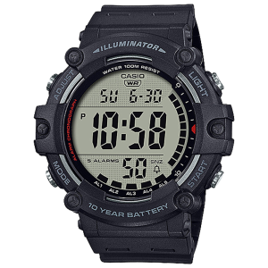 AE1500WH-1AV | Illuminator Night Black Digital Watch