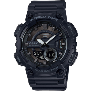 AEQ110W-1BV | Analog-Digital Midnight Black Watch