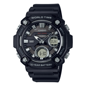 AEQ120W-1AV | Analog-Digital Black Watch