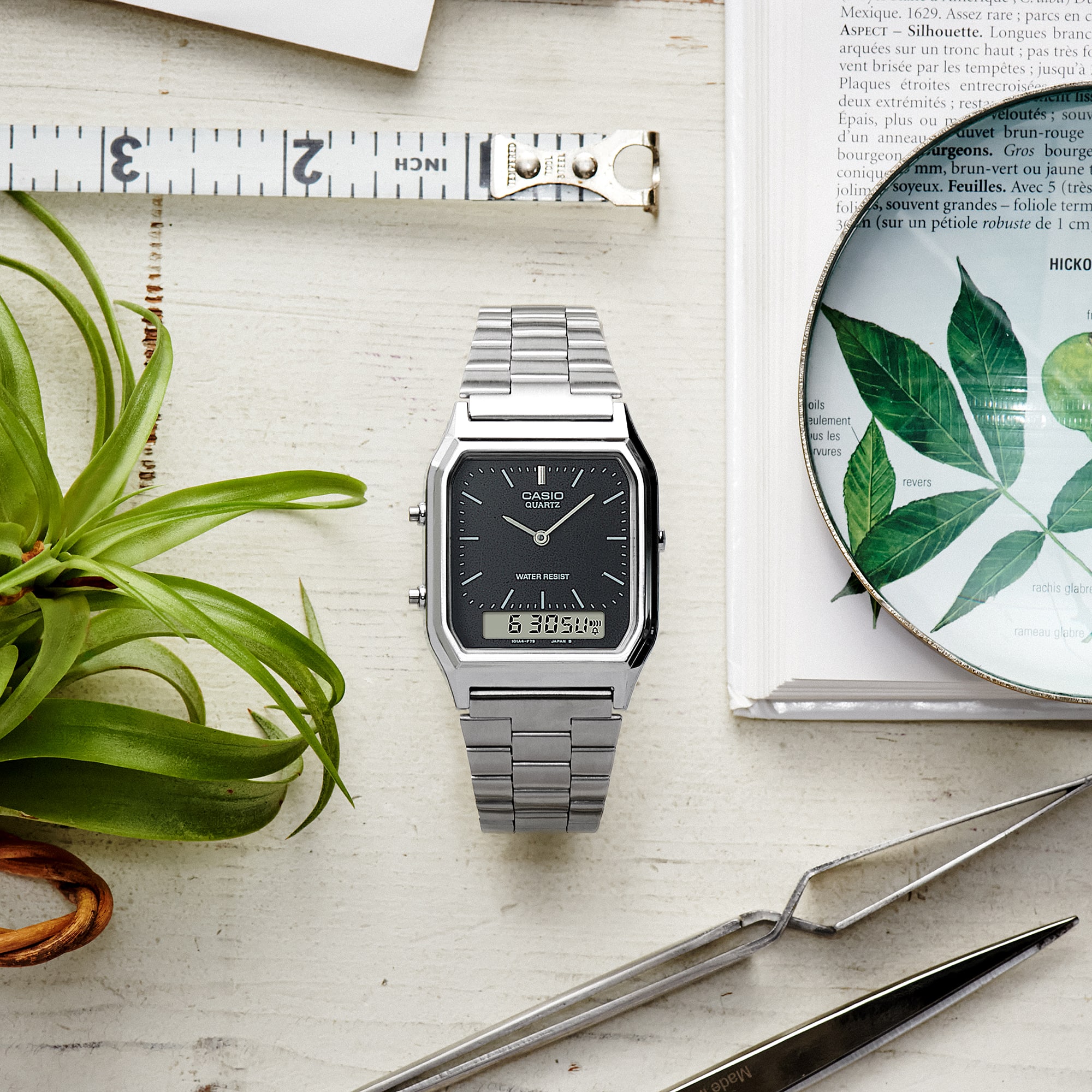 AQ230A-1DM VINTAGE Silver - Image 2