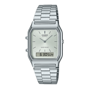 AQ230A-7AVT | Vintage Silver Watch | Casio AQ230 Series | Casio