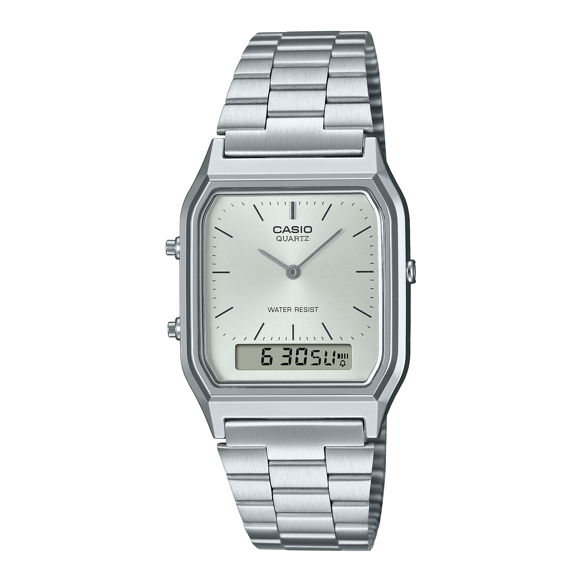 AQ230A-7AVT | Vintage Silver Watch | Casio AQ230 Series | Casio