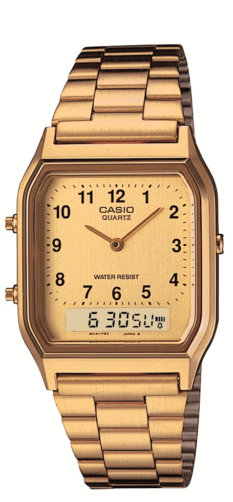 AQ230GA-9BVT | Vintage Gold Toned Top Watch
