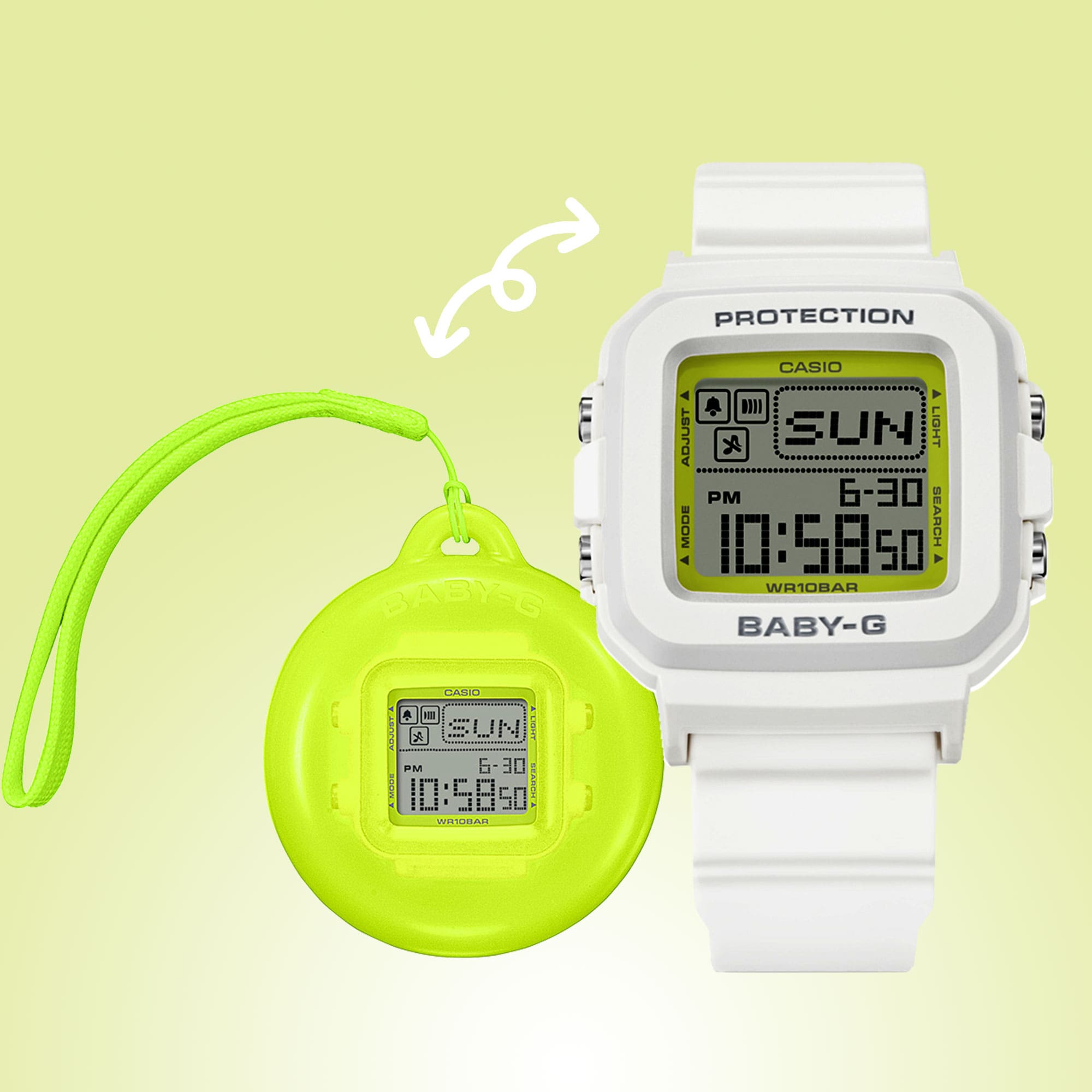 BGD10K-7 | BABY-G DIGITAL White - Image 4