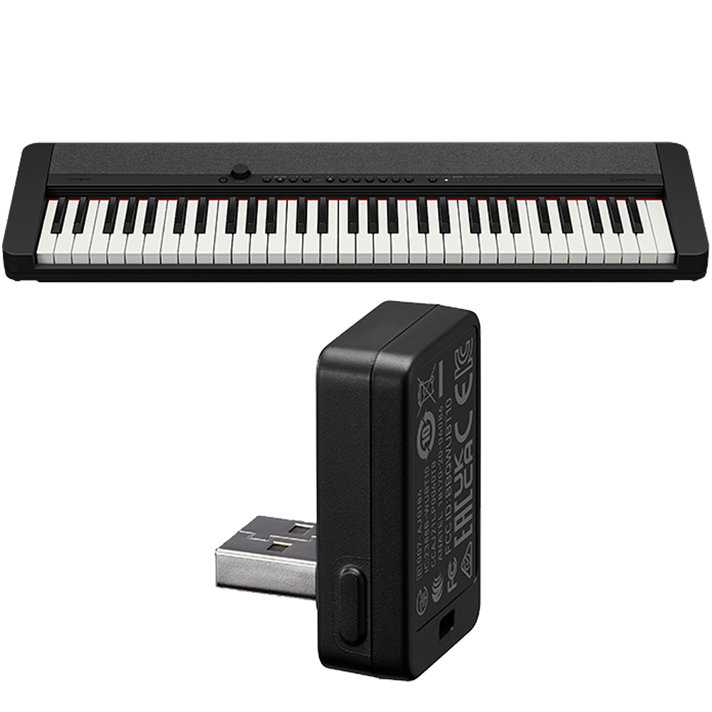 CTS1BKBT | Casiotone Black Portable Keyboard with Wireless Adaptor