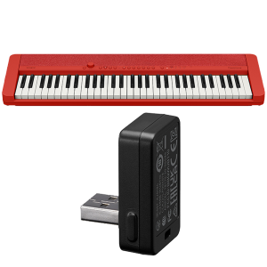 CTS1RDBT | Casiotone Red Portable Keyboard with Wireless Adaptor