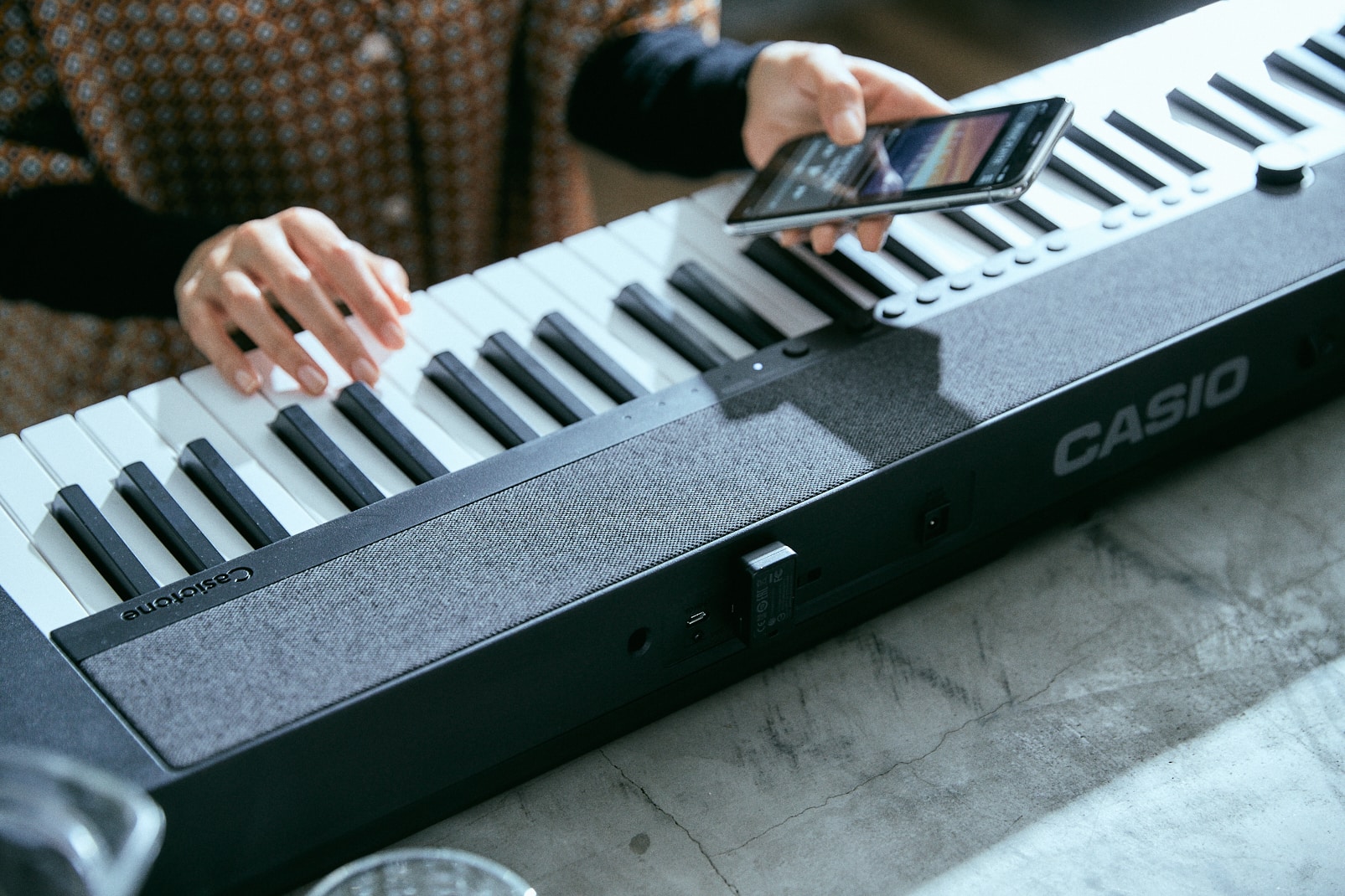 CTS1BKBT | Casiotone Black Portable Keyboard with Wireless Adaptor - Image 2