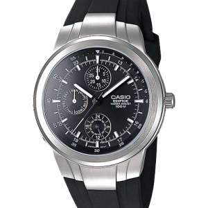 EF305-1AV | Analog Black and Silver Watch