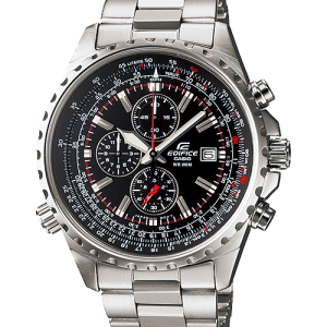 EF527D-1AV | Silver Chronograph Men's Watch EDIFICE