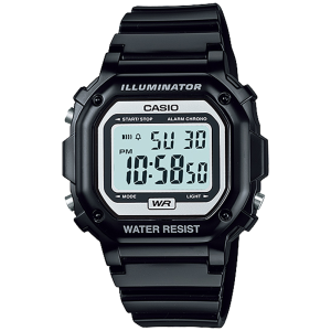 F108WHC-1A | Black Digital Watch