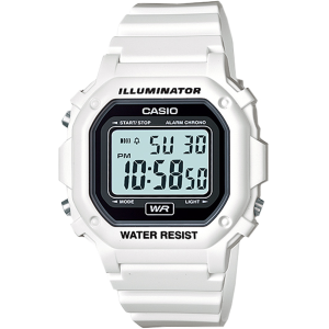 F108WHC-7A | White and Black Digital Watch