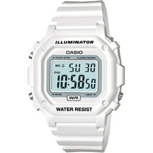 F108WHC-7B | Full White Digital Watch