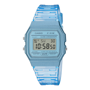 F91WS-2 | Blue Translucent Digital Watch