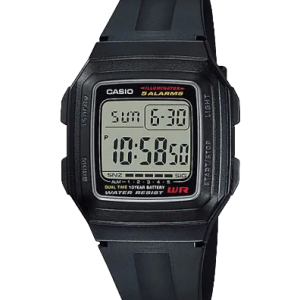 F201WA-1AV | Black Digital Watch