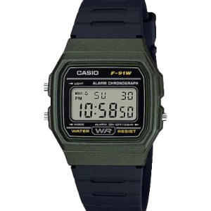 F91WM-3A | Green and Black Digital Watch