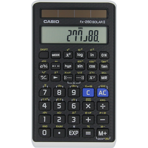fx-260 SOLAR II Compact Scientific | Black Scientific Calculator