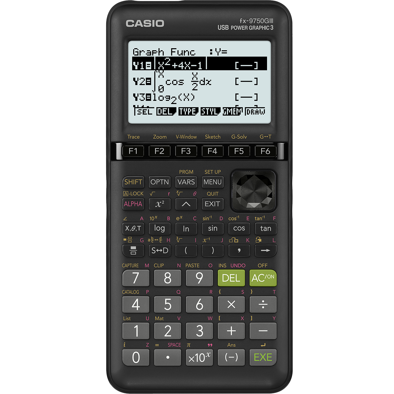 fx-9750GIII Grapher | All Black Graphing Calculator