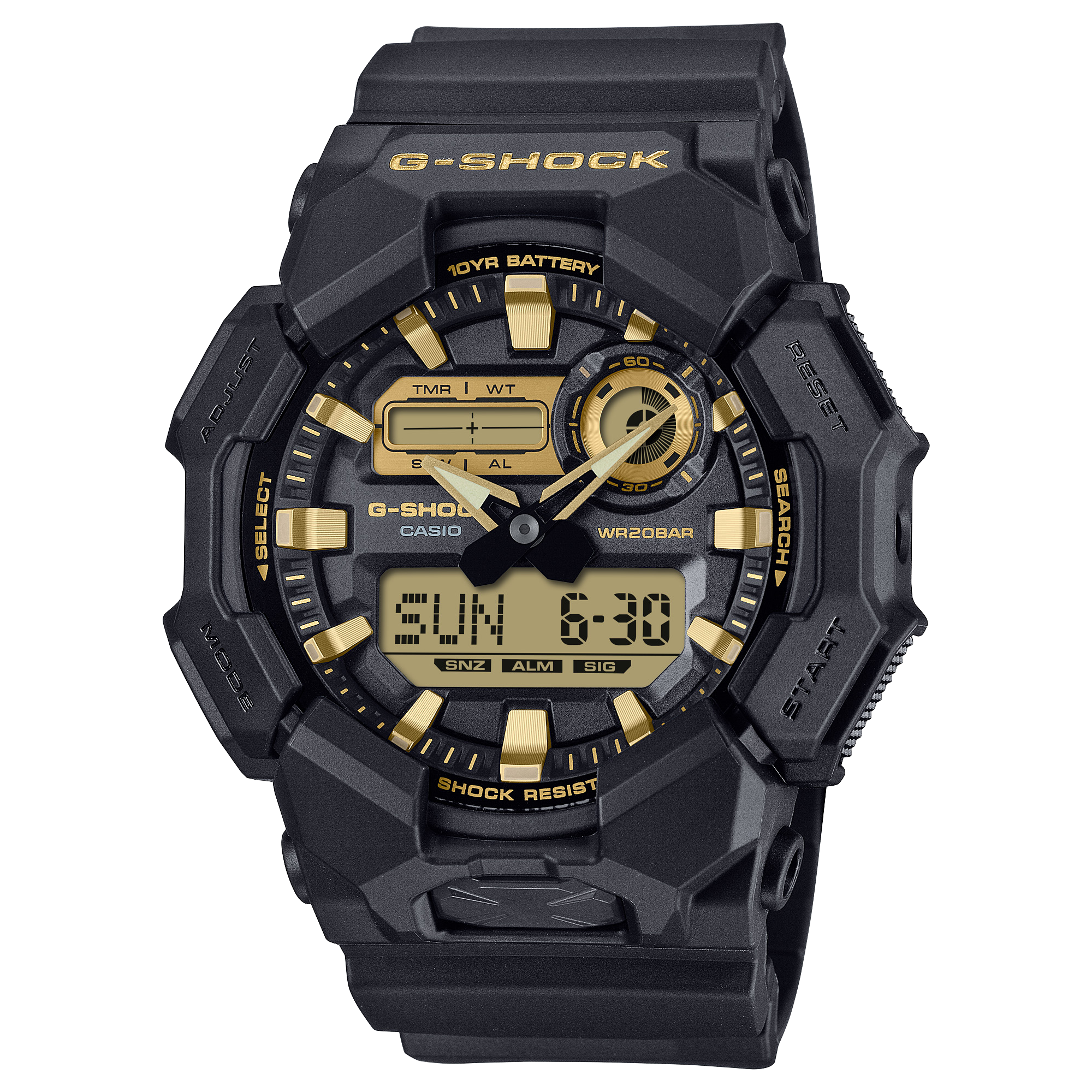 GA010GB-1A9 | G-SHOCK ANALOG-DIGITAL Black