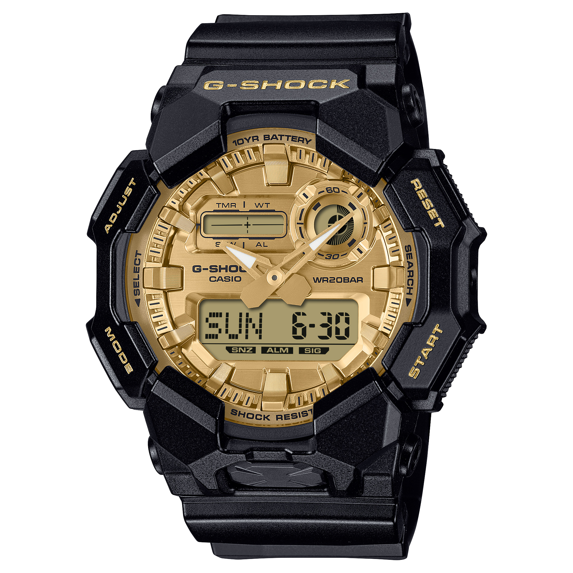 GA010GGB-1A9 | G-SHOCK ANALOG-DIGITAL Black