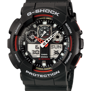 GA100-1A4 | Analog-Digital Black Men's Watch G-SHOCK