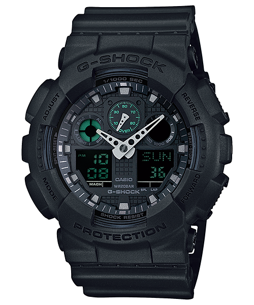 GA100MB-1A | Black Analog-digital Watch - G-SHOCK
