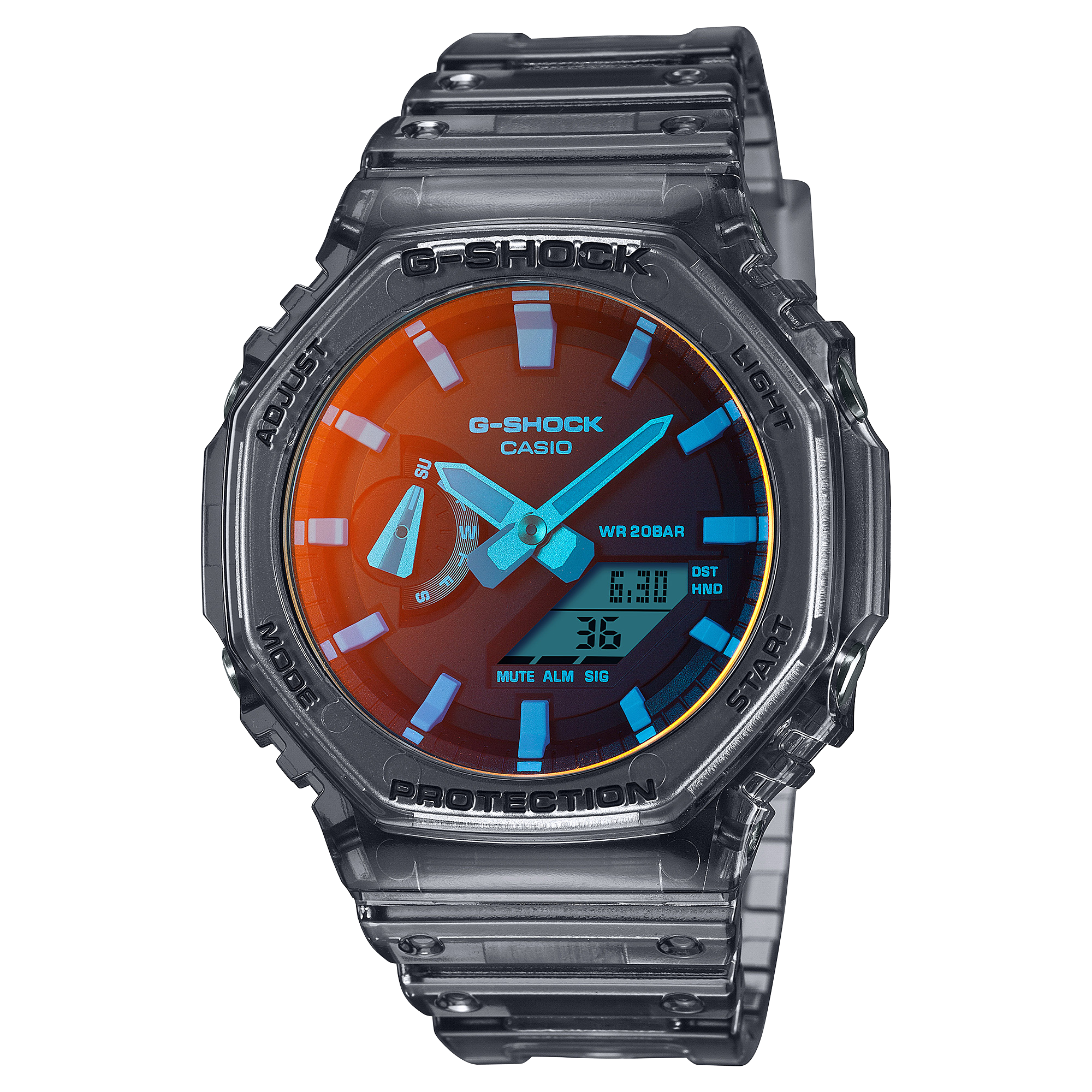 GA-2100TLS-8A | G-SHOCK ANALOG-DIGITAL Gray