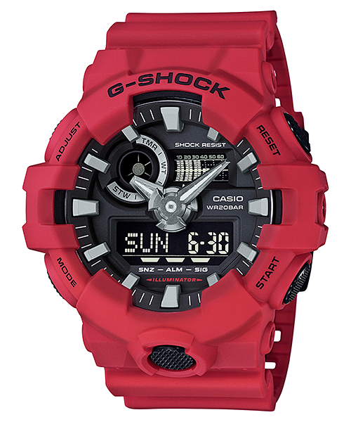 GA700-4A | Red Analog-digital Women's Watch - G-SHOCK