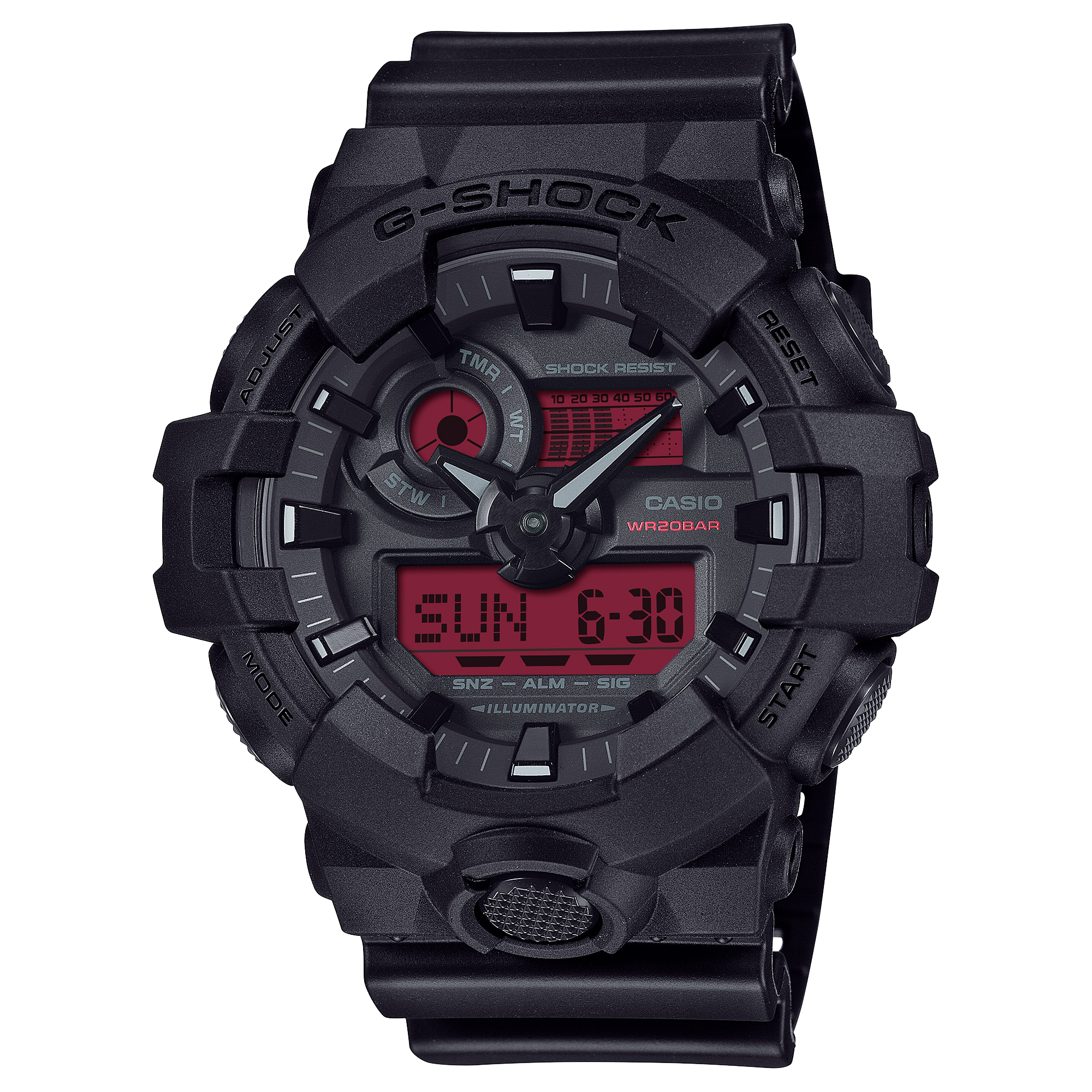 GA700BBR-1A | G-SHOCK ANALOG-DIGITAL Black