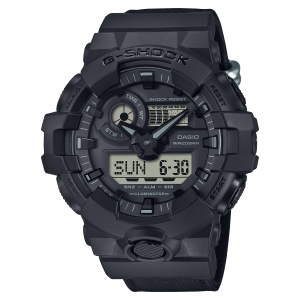 GA700BCE-1A | G-SHOCK with Nylon Band – Black Digital Analog Watch | Casio G- SHOCK