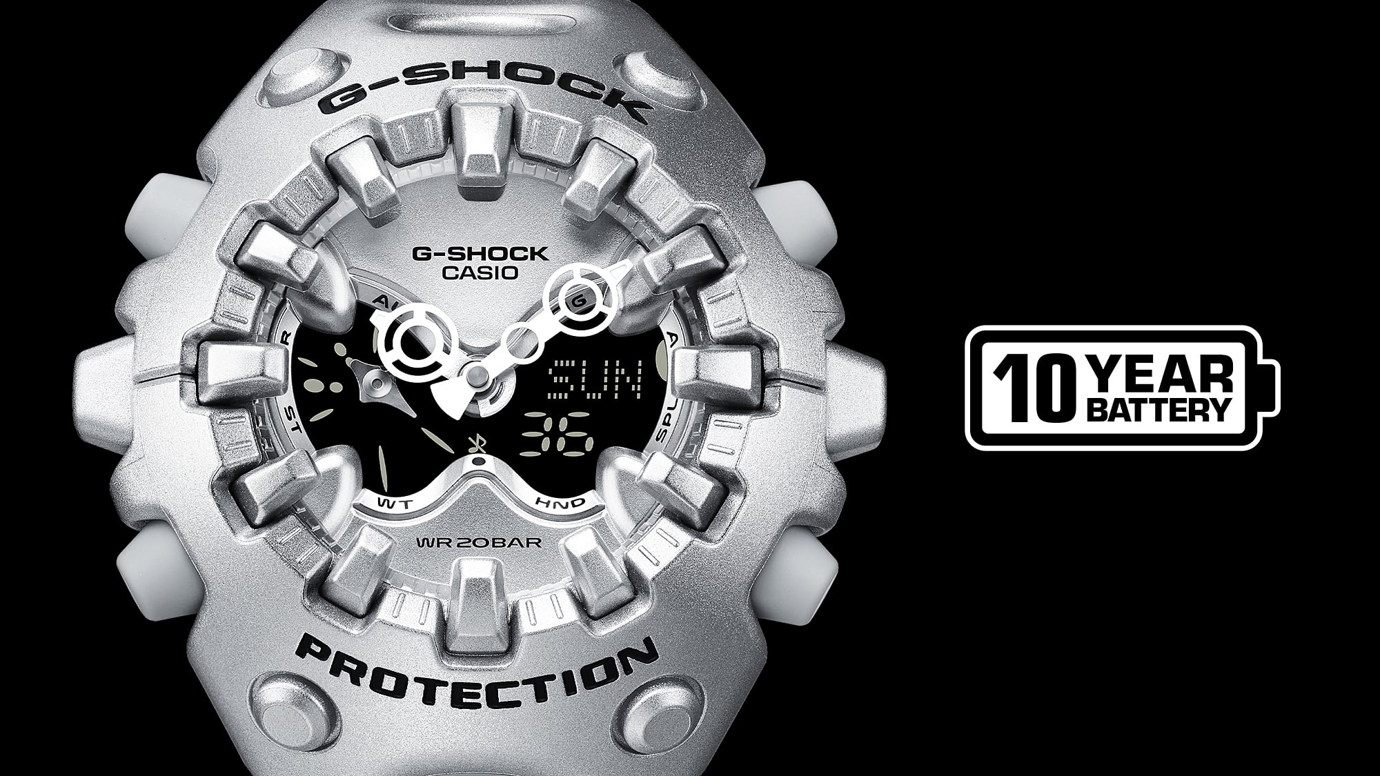 GAV01-7A | G-SHOCK ANALOG-DIGITAL White - Image 4