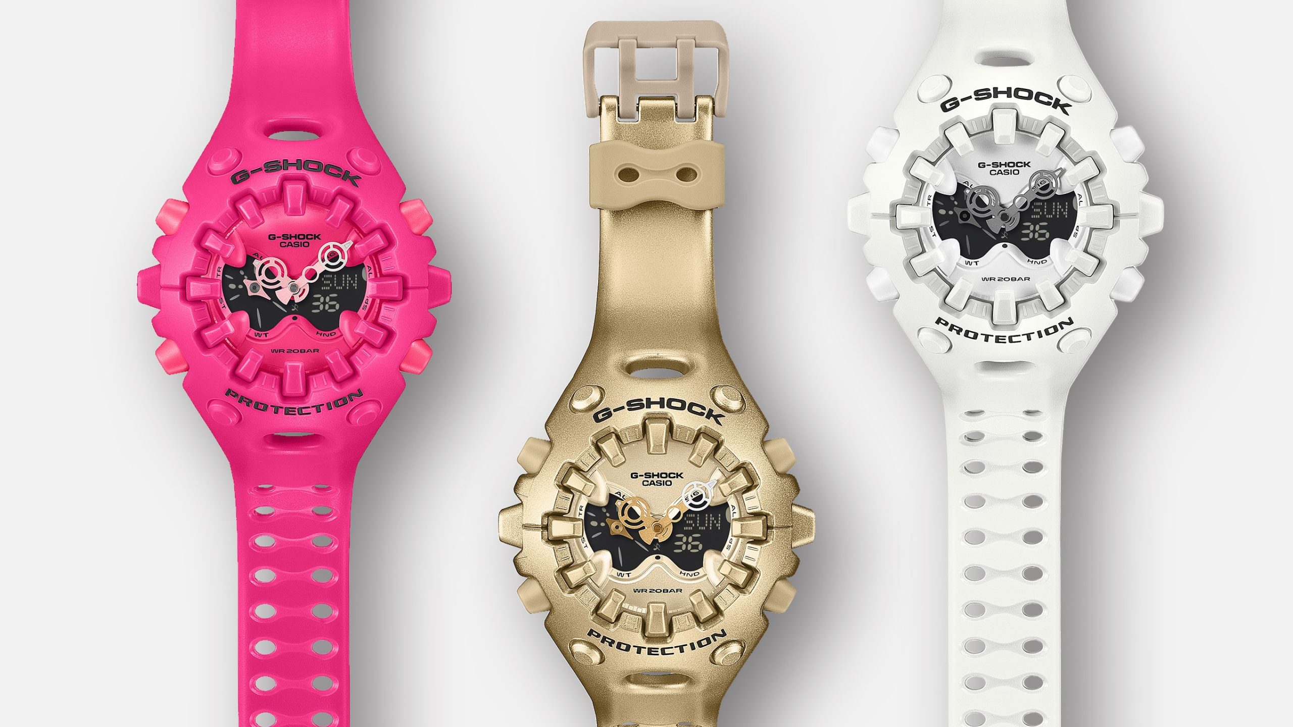 GAV01-7A | G-SHOCK ANALOG-DIGITAL White - Image 3