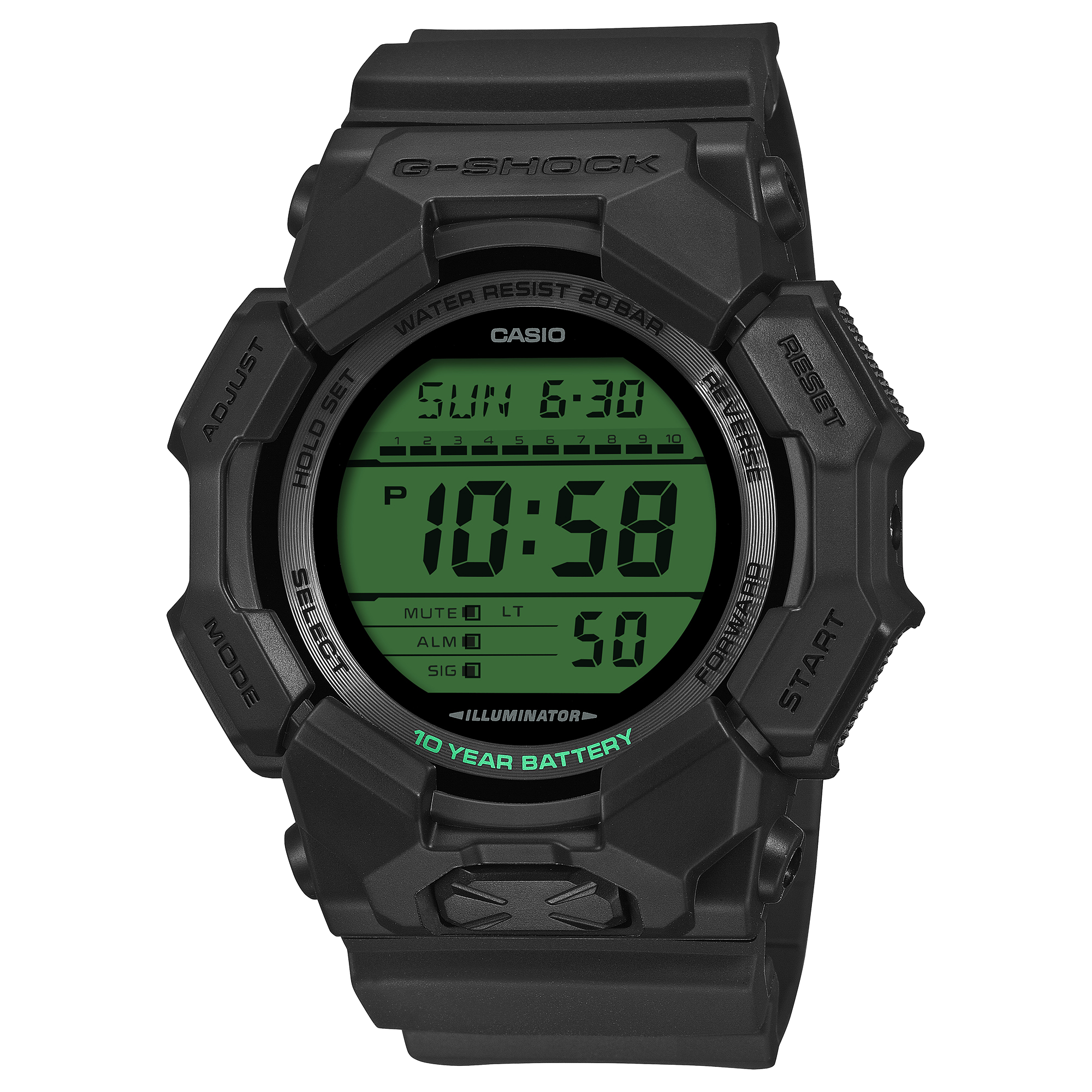 GD010BEG-1 | G-SHOCK DIGITAL Black