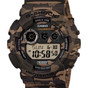 GD120CM-5 | Brown Camo Digital Men's Watch - G-SHOCK