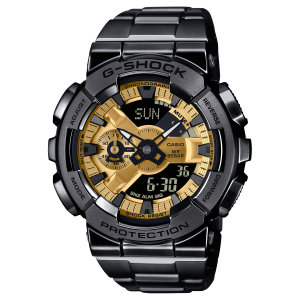 GM110BD-1A9 | Black and Gold Watch: G-SHOCK G-STEEL GM110BD-1A9 | Casio