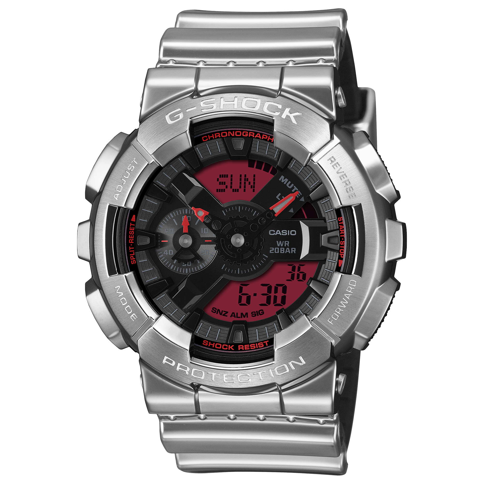 GM110YRA-8A | G-SHOCK ANALOG-DIGITAL Silver