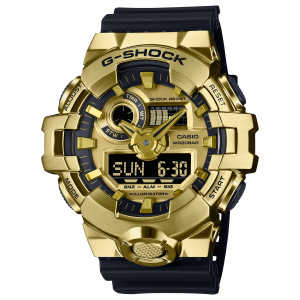 GM700G-9A | Black and Gold Stainless-Steel Watch | Casio G-SHOCK