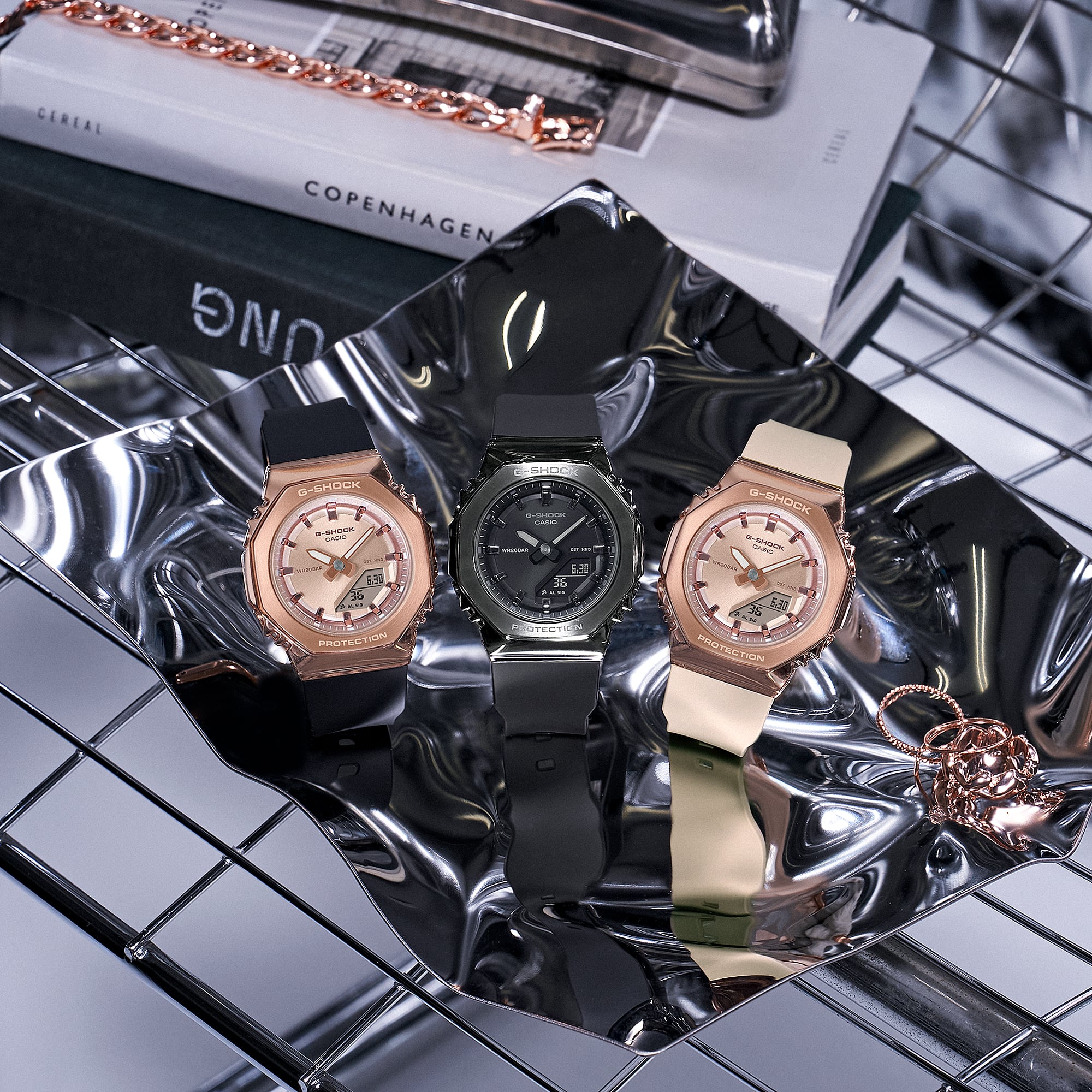 GMS2110PG1A4 | G-SHOCK ANALOG-DIGITAL Pink gold - Image 4