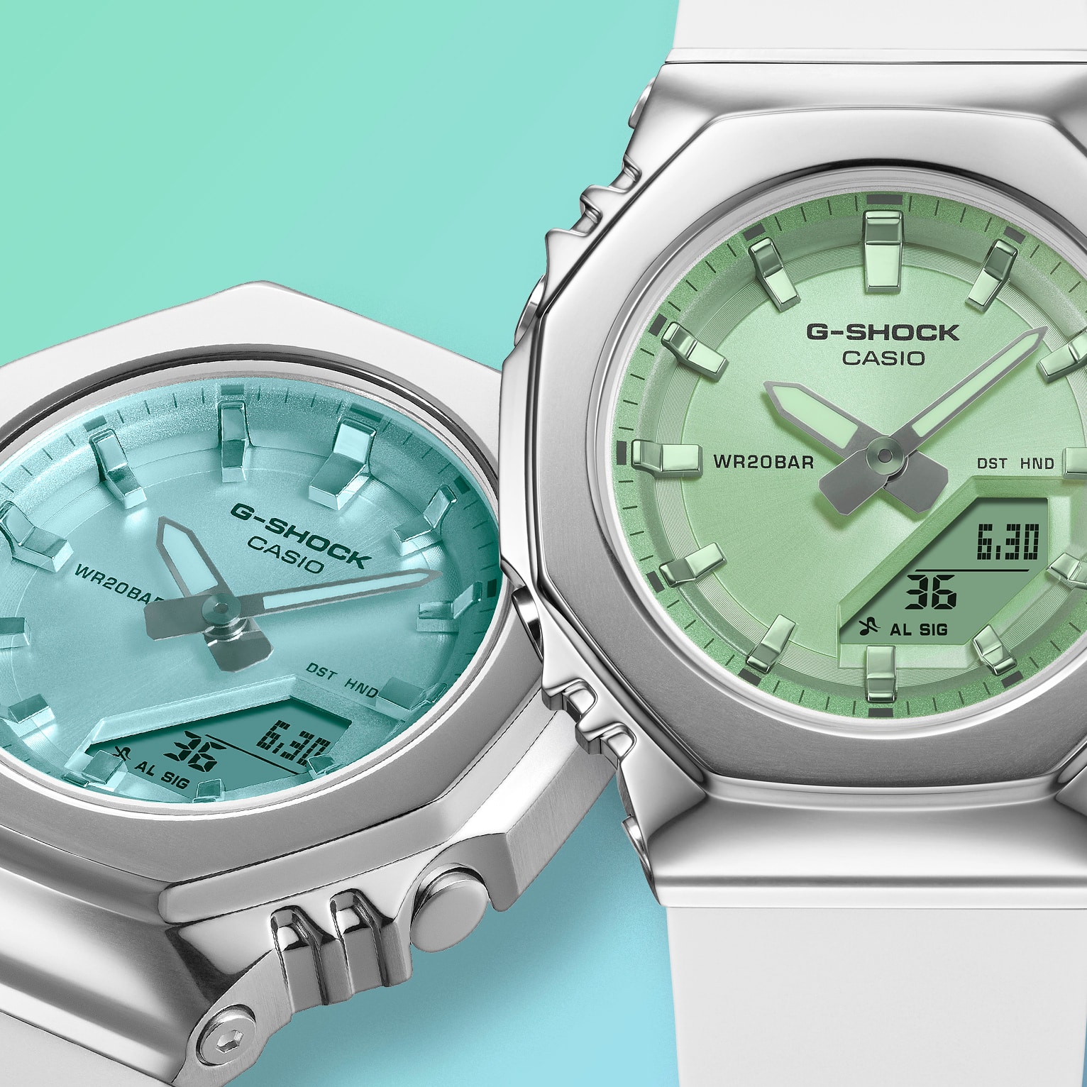 GMS2110SR-7A | G-SHOCK ANALOG-DIGITAL Silver - Image 4