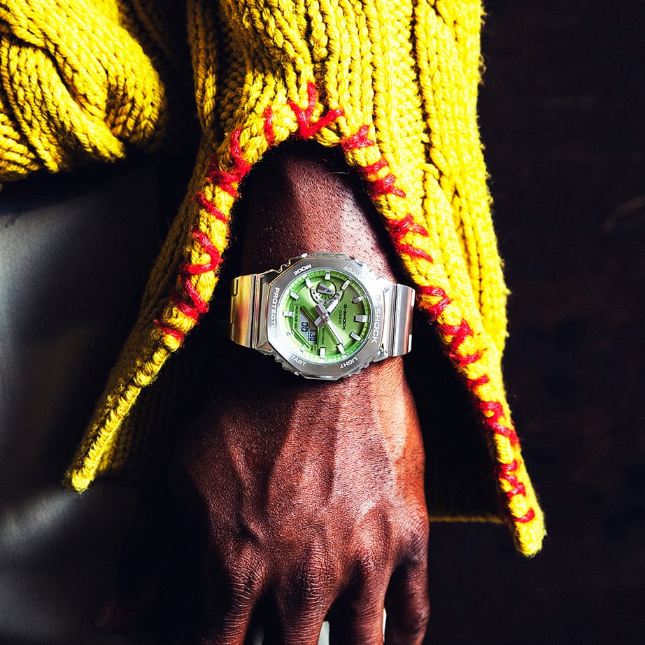 GM2110D-3A | Metal G-SHOCK Green Dial Watch | Casio G-SHOCK - Image 2