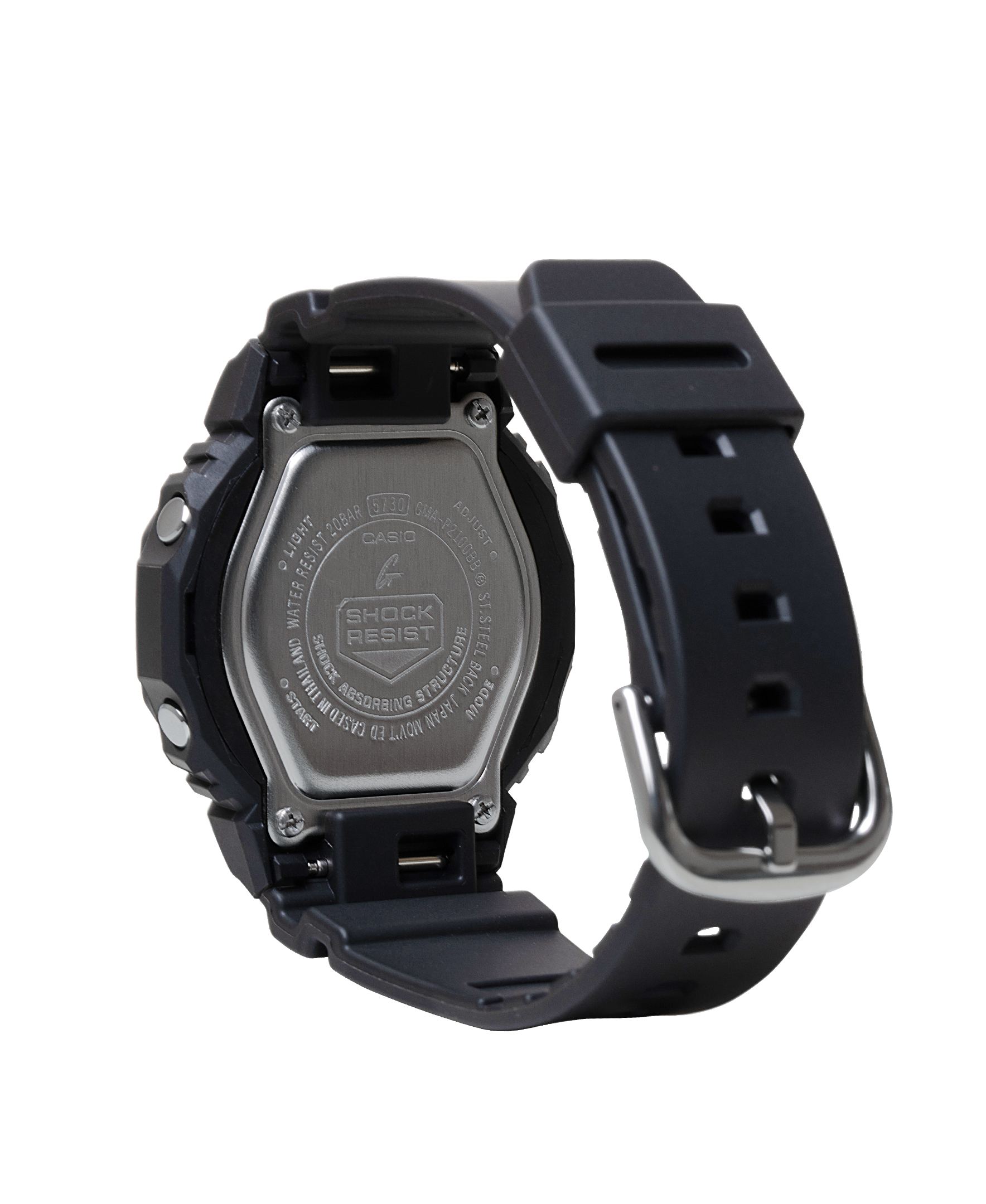 GMAP2100BB-1A | Small G-SHOCK Matte Black Watch | Casio G-SHOCK - Image 4