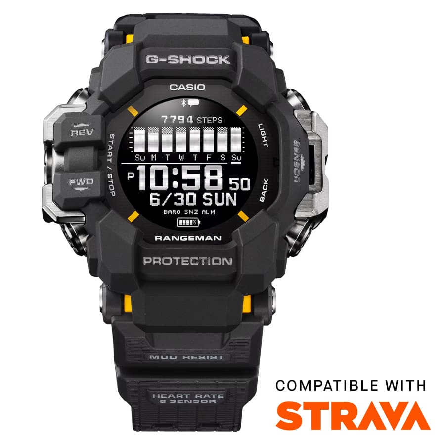 GPRH1000-1 | Black Master of G Rangeman GPS Watch | Casio G-SHOCK - Image 2