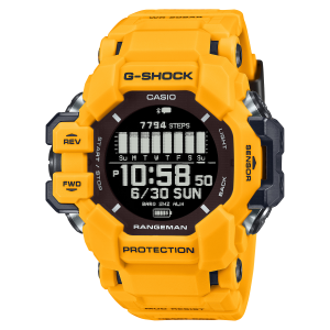 GPRH1000-9 | Yellow Rangeman GPS Navigation Watch | Casio G-SHOCK