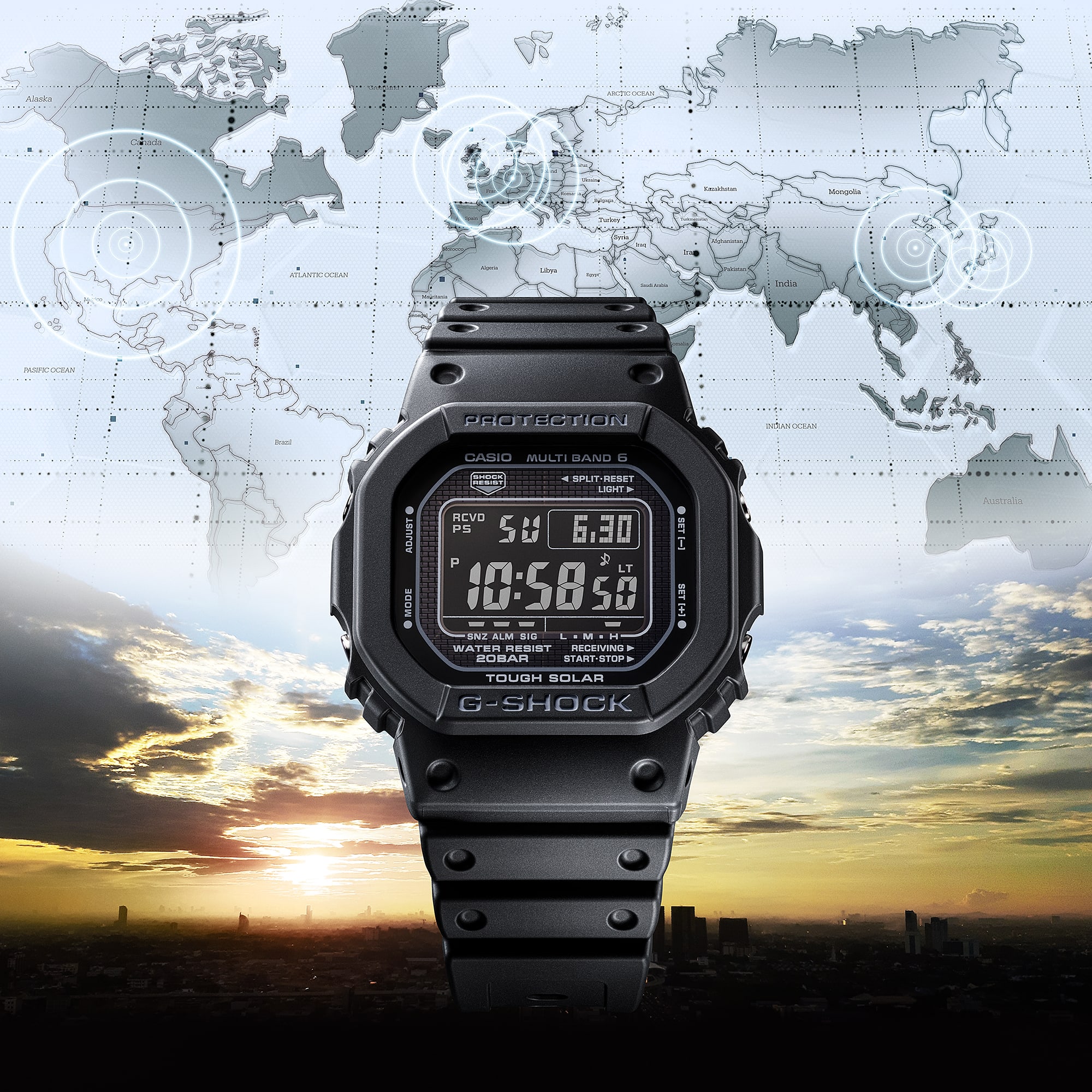 GW5000HS-1 | G-SHOCK DIGITAL Black - Image 2